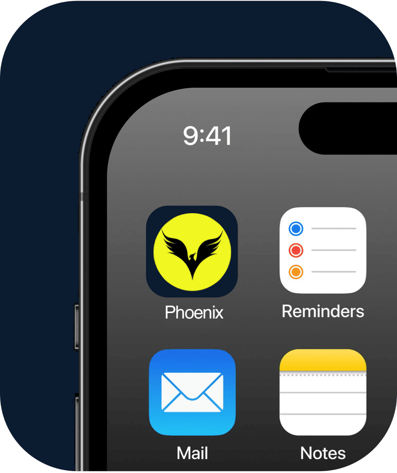 Icono de la app del club en la pantalla de inicio del móvil